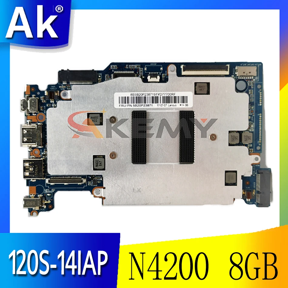 

5B20Q55351 120S_MB_V3.0 motherboard for Lenovo 120S-14IAP 120S LAPTOP Mainboard 100% test work CPU N4200/N4100 8GB RAM