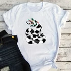 Женская футболка с рисунком змеи, в стиле Харадзюку