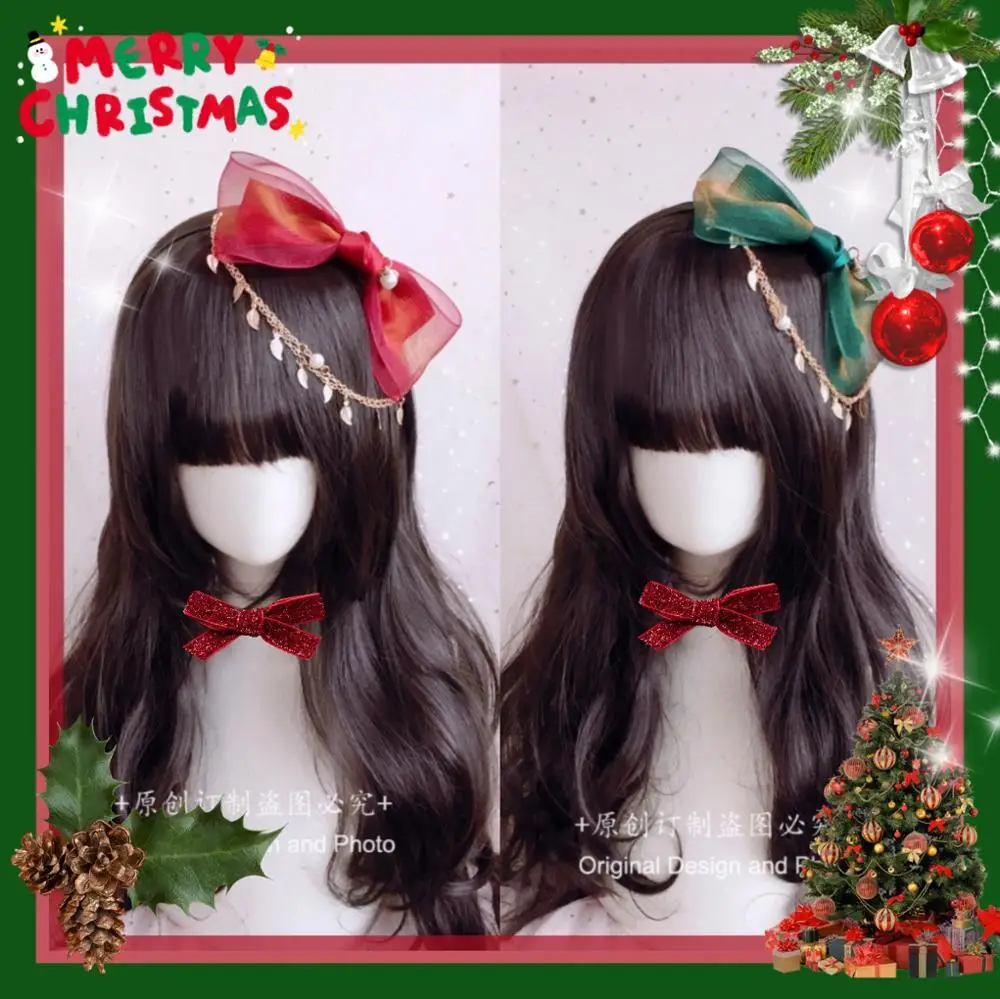 2021 головная повязка с бахромой ручной работы одежда Лолиты песни KC OP большой бант