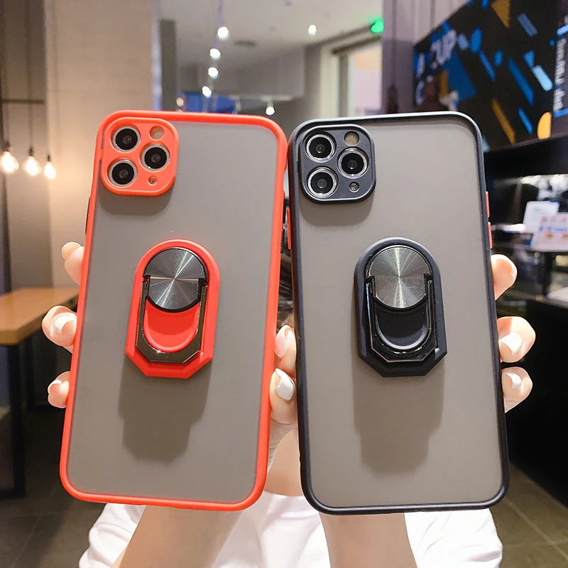 Великолепный чехол-подставка с кольцом для iPhone 11 6 6S 7 8 Plus SE 2020 чехол телефона Pro Max