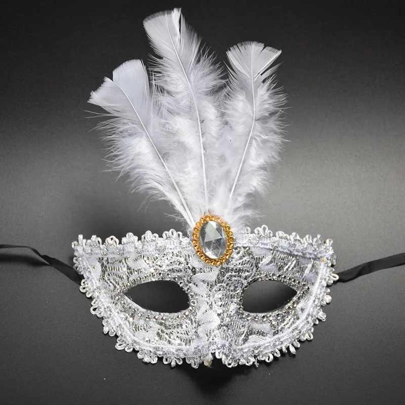 1 шт. Женская Маскарадная маска с перьями и цветами|Аксессуары для костюмов| |