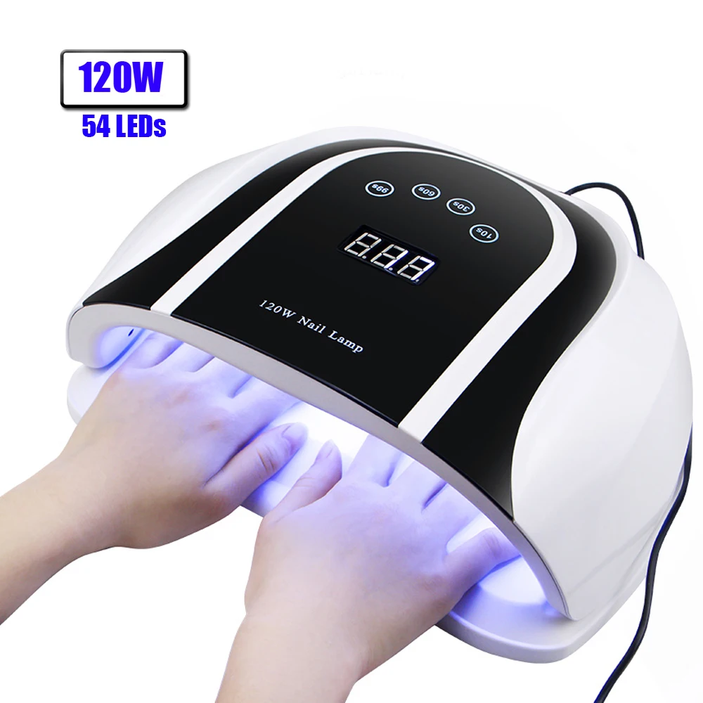 Pro 120 Вт УФ лампа светодиодный лампы для ногтей высокого Мощность гель лак сушилка