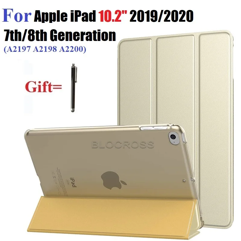 

Новинка чехол для iPad 10,2 2020 Тонкий чехол для планшета с автоматическим пробуждением и спящим режимом для iPad 8-го и 7-го поколения A2197 A2198 A2200 отк...
