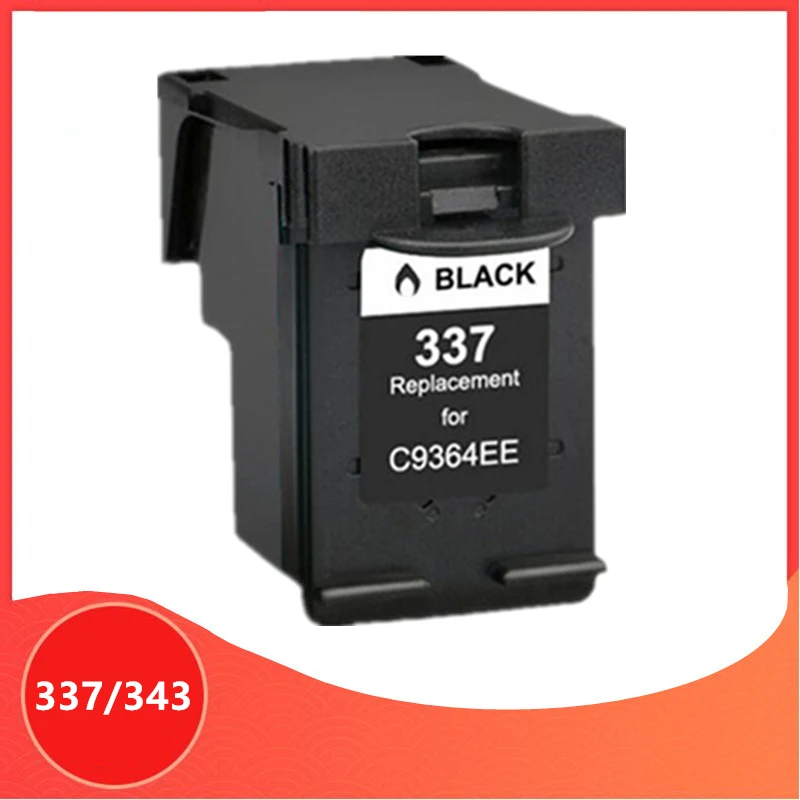 Черный совместимый для HP 343 337 чернильный картридж hp Photosmart 2575 8050 C4180 D5160 с чернилами