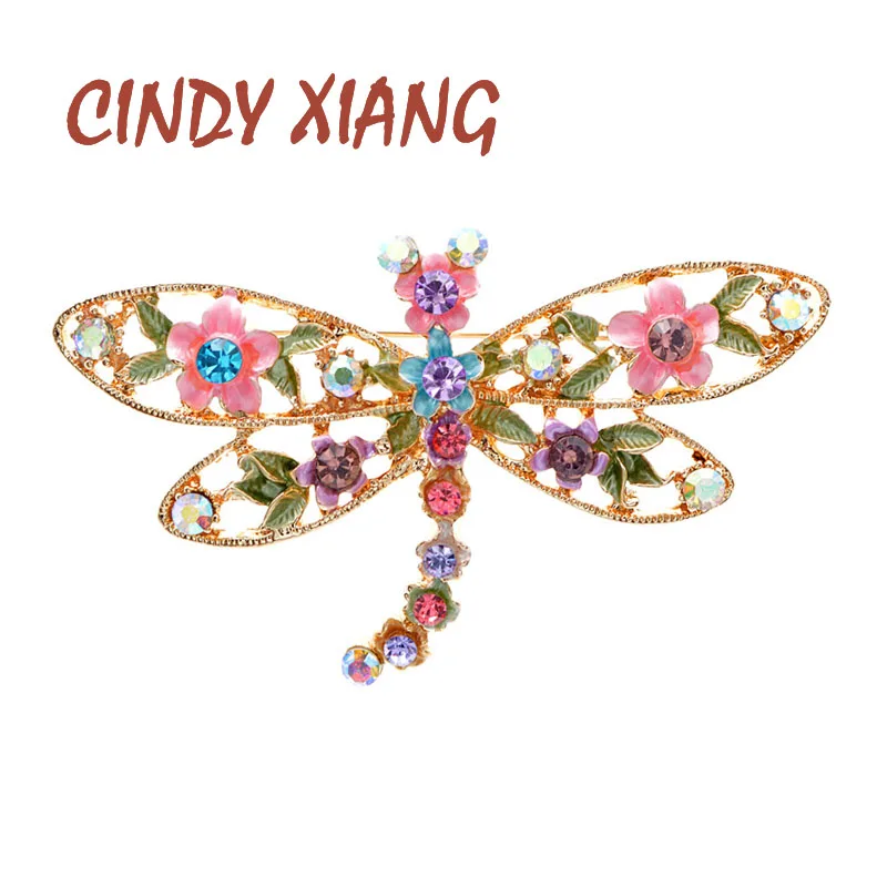 CINDY XIANG Стразы маленькая Автомобильная булавка броши для женщин Креативный