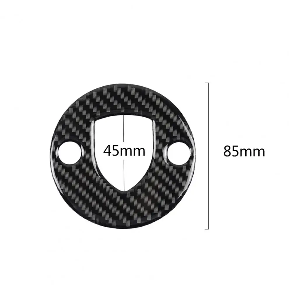 

Button Frame Sticker Compact Sturdy Carbon Fiber Car Steering Wheel Button Frame Sticker for Porsche Macan 2014-2021 Accessories