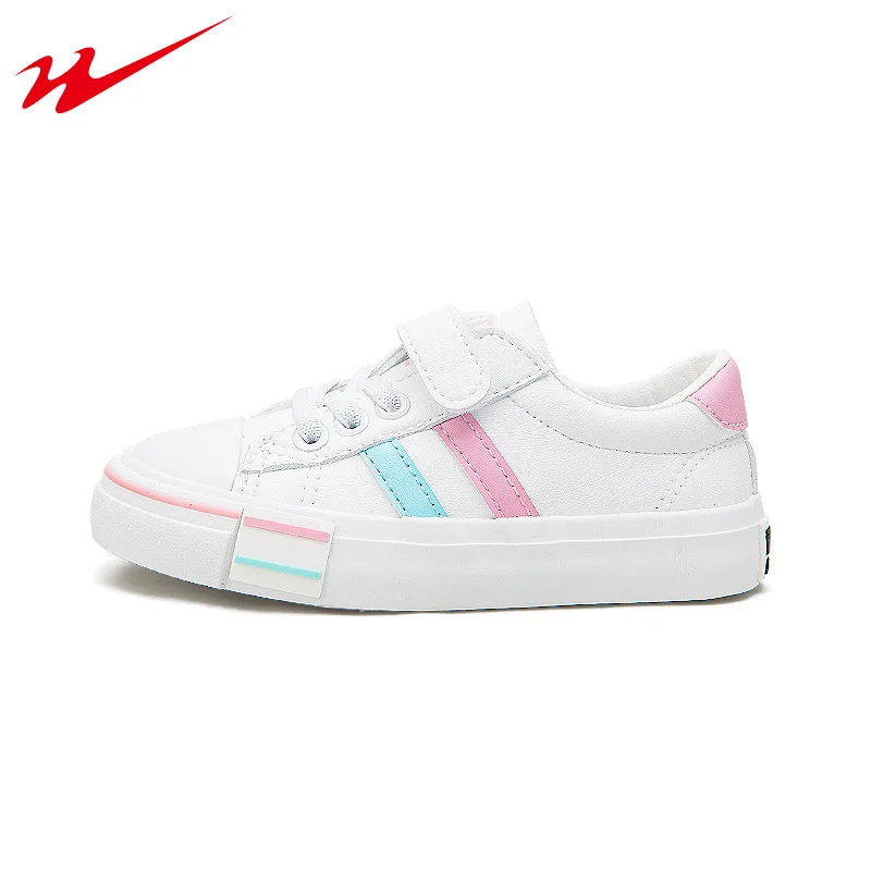 

2020 Autumn New Children Shoes Low-Top Kids Casual Shoes for Boys Girls Fashion All-match Board Shoes PU Boys Sneakers