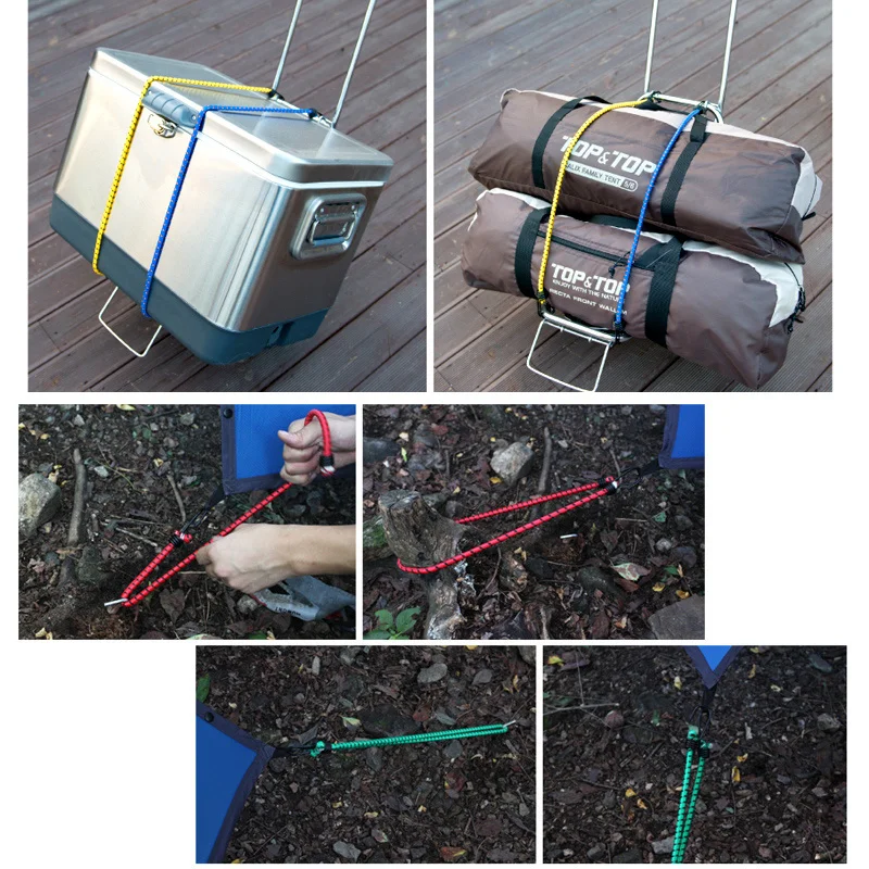 Эластичный шнур 6 шт. эластичный резиновый трос с крючками 30/40/60 см | Спорт и