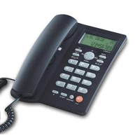 corded telephone with caller id displayhands free landline telephoneoffice telephone with speakerphoneblack home phones