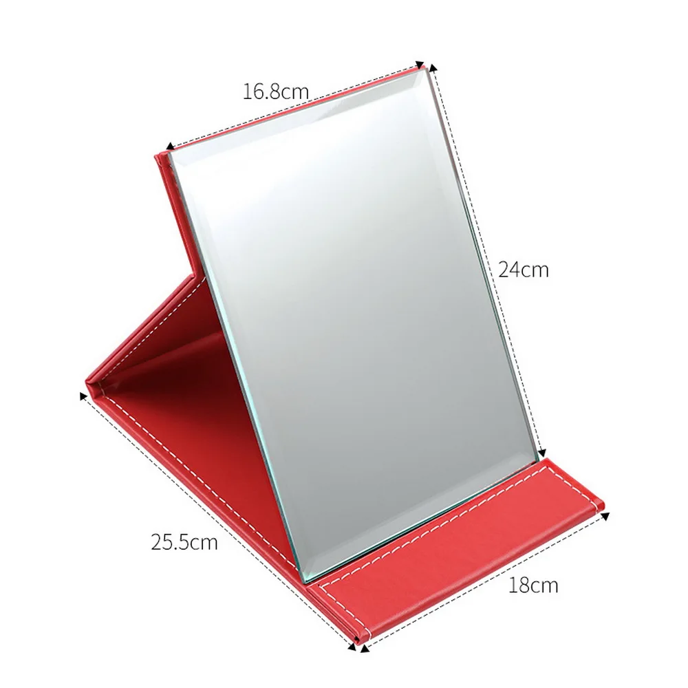 1 шт. складное ультратонкое косметическое зеркало прямоугольное для макияжа
