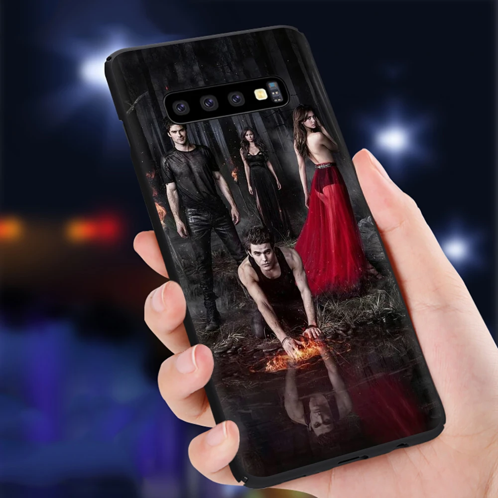 Дневники вампира мягкий силиконовый чехол для телефона Samsung S6 S7 Edge S8 S9 S10e Note 8 9 10 plus