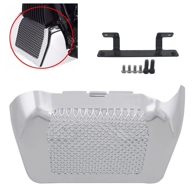 

NewMotorcycle Oil Cooler Cover Kit for Touring Electra Glide Road King Street Glide FLHR FLHRC 2017-2020