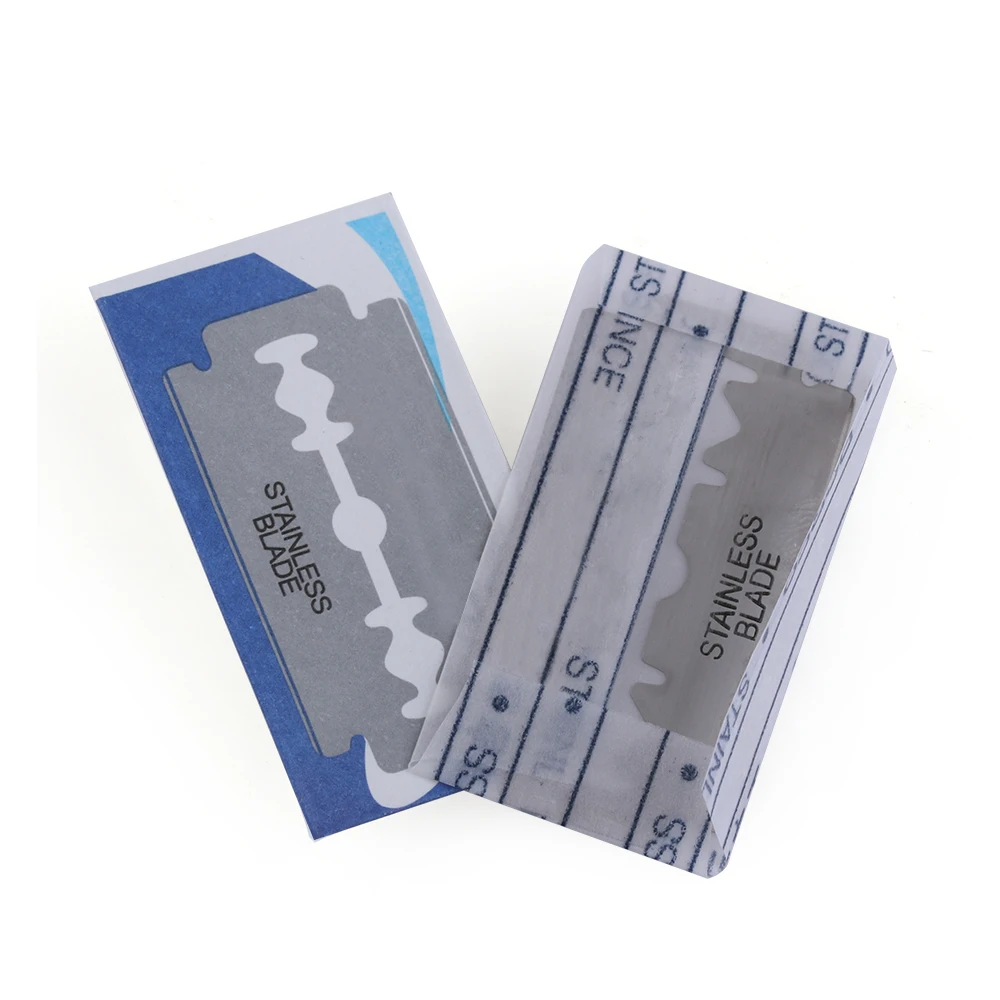30 шт. Для мужчин сменные лезвия для бритвы Нержавеющая сталь Безопасность