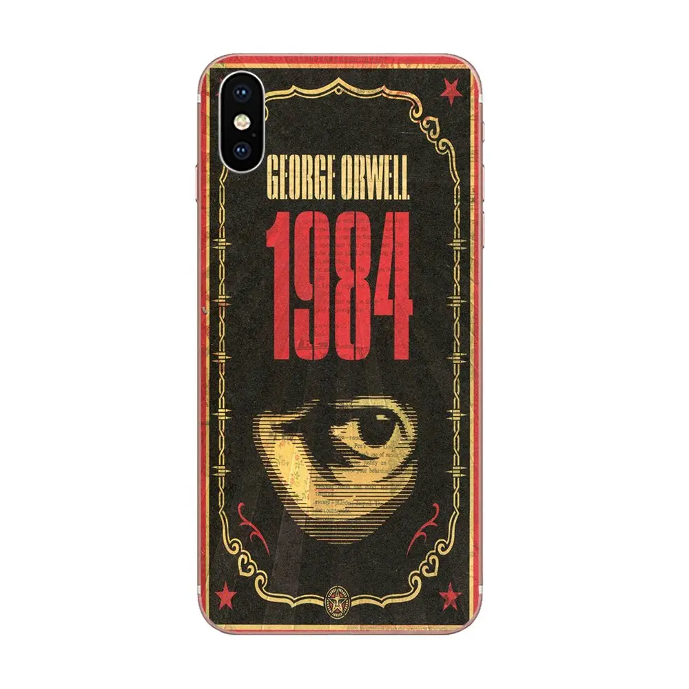 Phone Soft Shell For Xiaomi Redmi Note 2 3 3S 4 4A 4X 5 5A 6 6A Pro Plus 1984 George Orwell Book Flexibles | Мобильные телефоны и