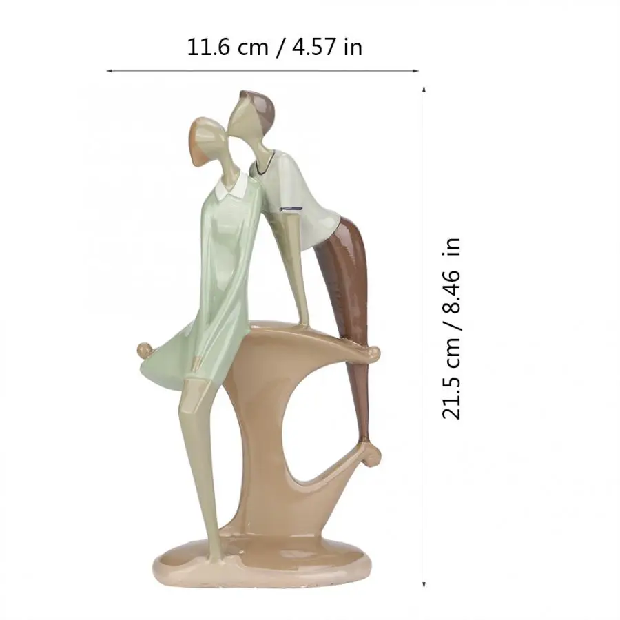 Миниатюрных моделей Свадебная танцевальная пара Скульптура любовь настольная
