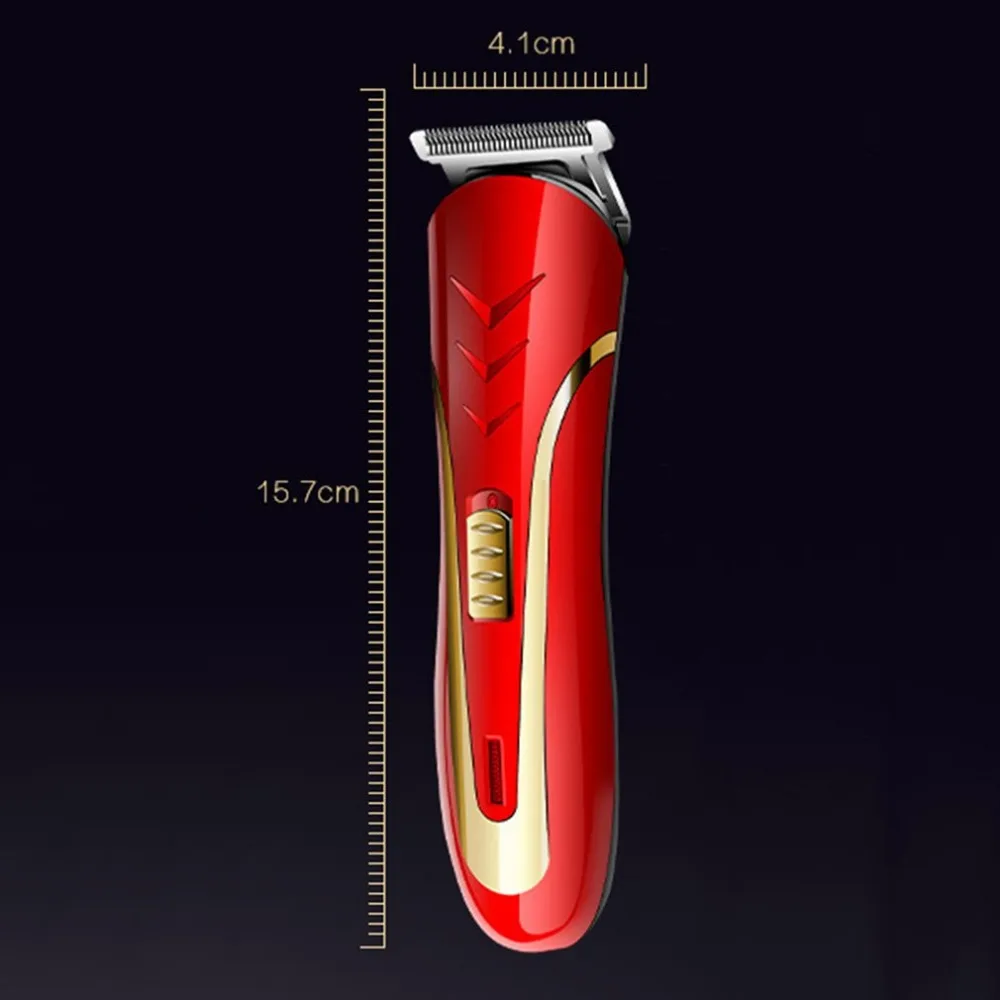 

Carbon Steel Head Hair Trimmer EU Plug Rechargeable Electric Razor Men Beard Shaver Electric Hair Clipper