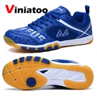 Новые профессиональные туфли для бадминтона, мужские белые, синие светильник кие теннисные тренировочные туфли, мужские Нескользящие качественные кроссовки для волейбола