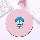 Нескользящий Резиновый коврик для мыши для компьютера с изображением милого робота-кота дораэмона