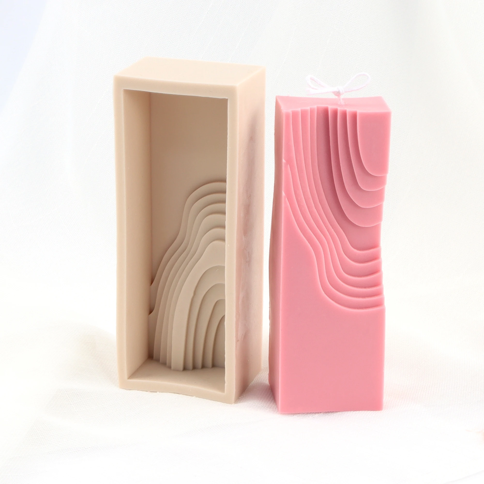 Силиконовая форма для мыла различные формы волнистое мыло крученая чаша