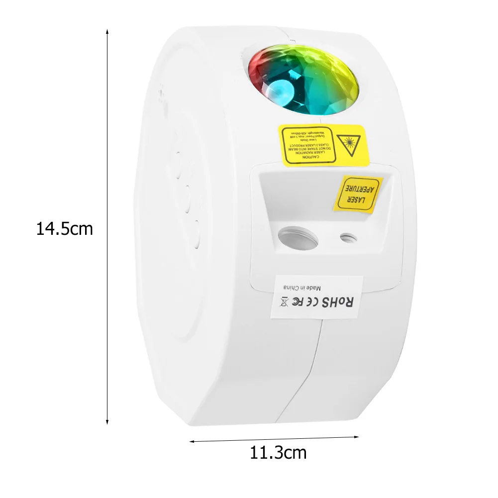 

LED Projector Light USB 6 Color Bedroom Indoor Laser Lamp Sea Wave Bluetooth Music Player Night Lamp with Remote Control