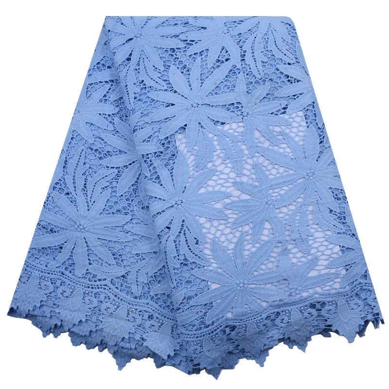 Африканский гипюр Kalume в стиле листьев кружевная ткань оранжевое нигерийское