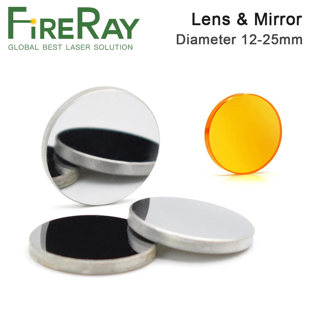 FireRay CO2 ZnSe фокус объектива Dia.18 19 05 20 мм 3 шт. Si отражающее зеркало или молибденовое