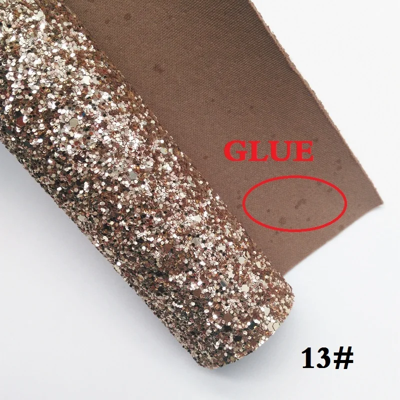 13 Блестящая синтетическая кожа 21X29 см А4 размера, плотная блестящая кожа с эластичной подложкой GM077A - Цвет: 13