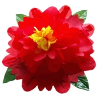 peony production 80cmyellowredbluepink color available magic trick empty hand appearing flower magie stage gimmick comedy