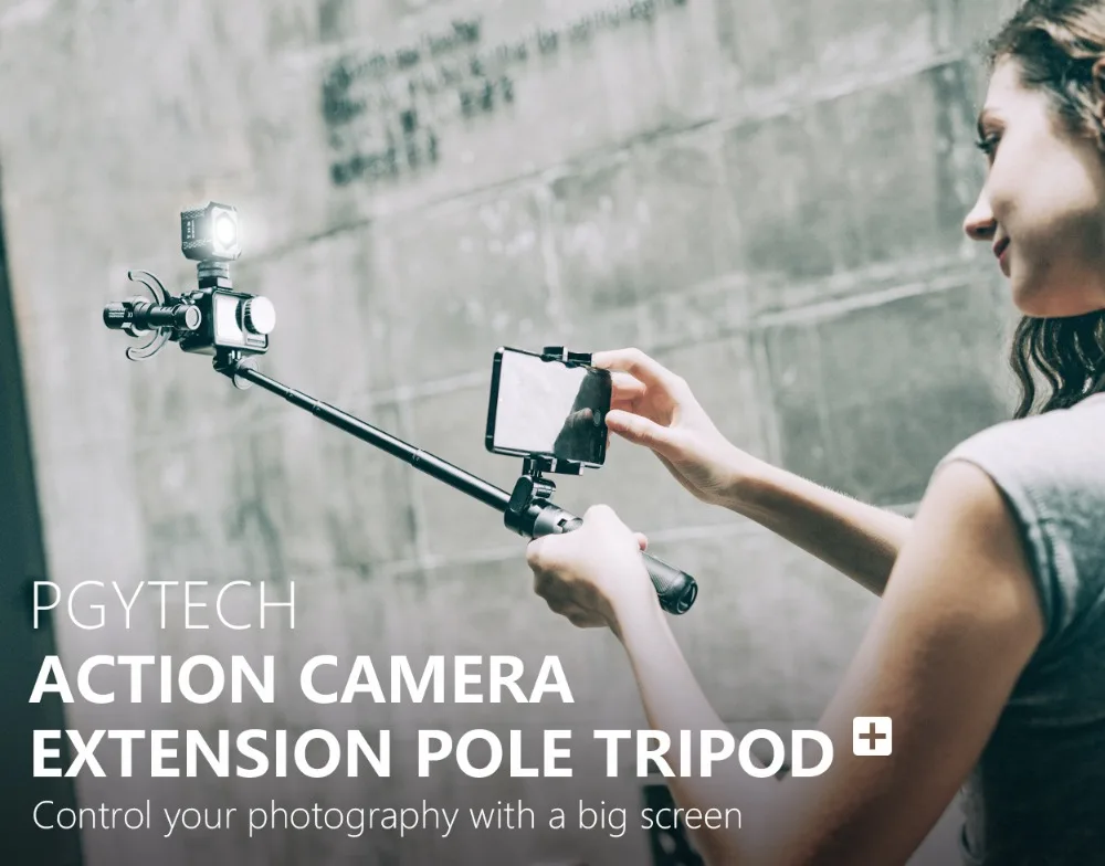PGYTECH Osmo Pole удлинитель, масштабируемый держатель для DJI OSMO Pocket Gimbal Mobile 2 Zhiyun Smooth 4 Аксессуары для стабилизаторов