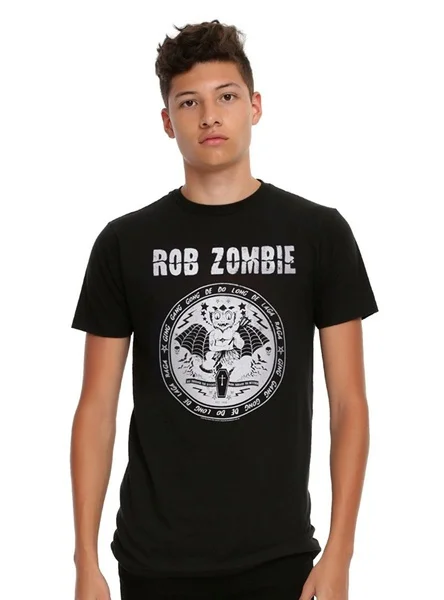 

Rob Zombie Devil Seal Men Cotton T-Shirt Black