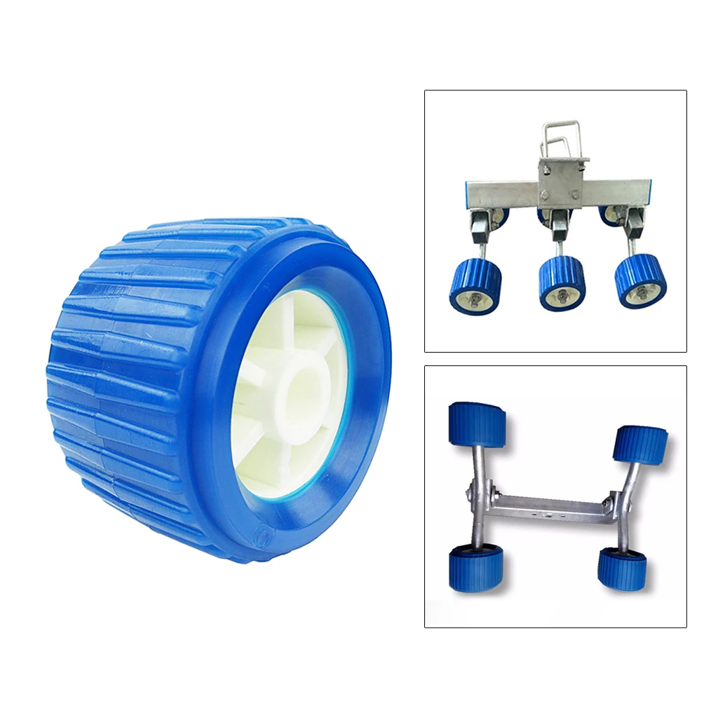 Мощный роликовый ролик для трейлера Морская Лодка ребристый воблер новое