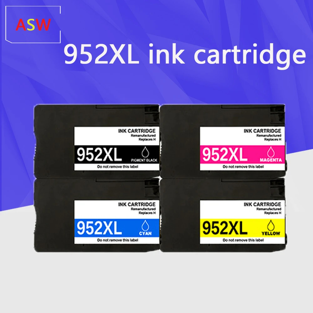 

ASW For HP 952XL 952 XL Replacement Ink Cartridge hp952 For HP Officejet Pro 7740 8210 8216 8702 8710 8720 8730 8740