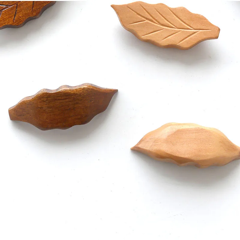 1 шт. деревянный держатель для палочек в форме листа|Палочки еды| |