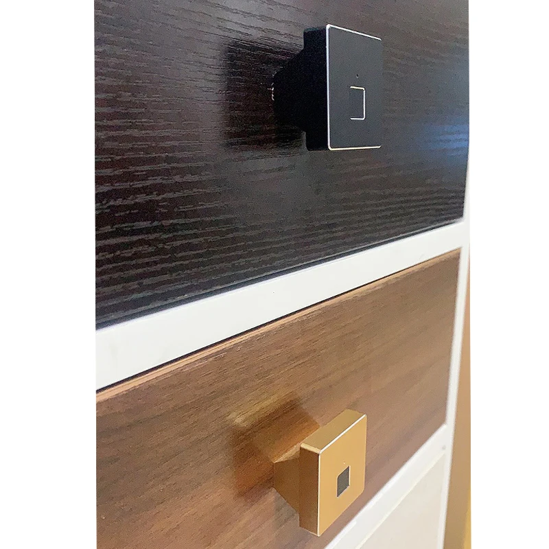 Электронный замок для шкафа умный биометрический со сканером отпечатков пальцев