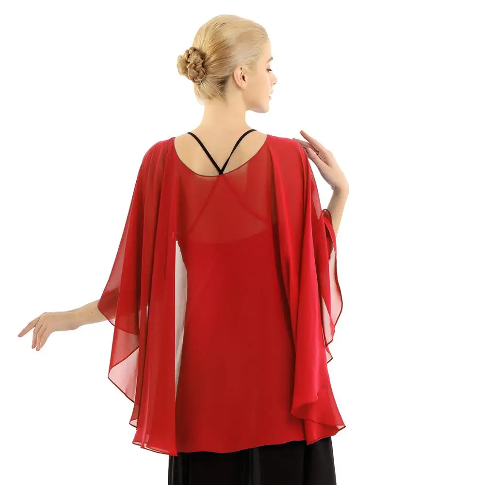 Женская мягкая легкая шифоновая пляжная шаль с глубоким вырезом свадебные