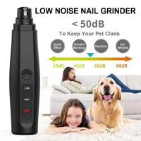 electric dog nail grinder portable usb rechargeable pet paw painless grooming trimming for small medium large dogs