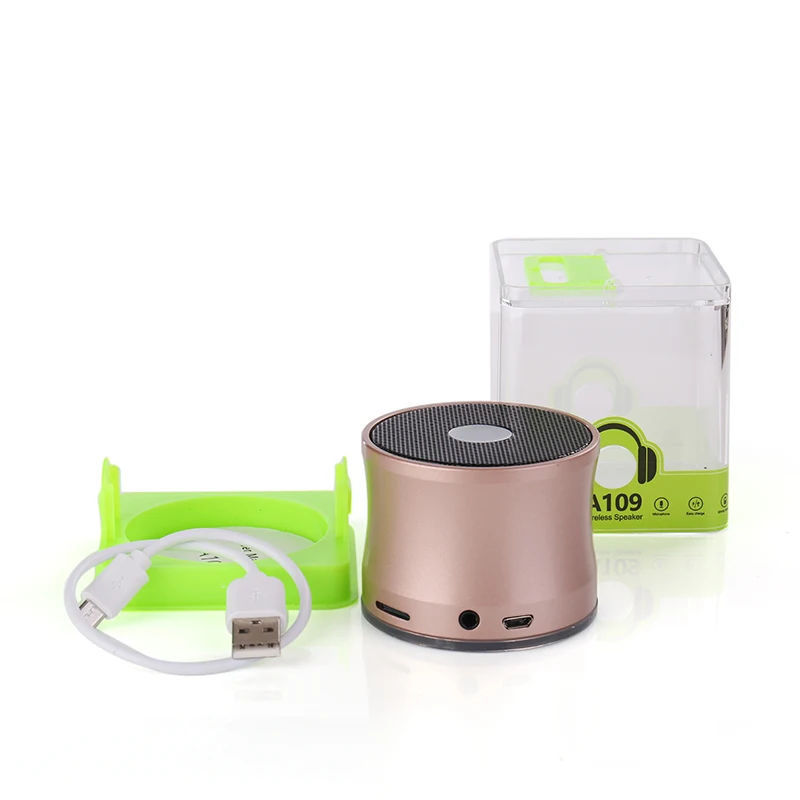 Водонепроницаемая Bluetooth колонка беспроводная металлическая мини Колонка для
