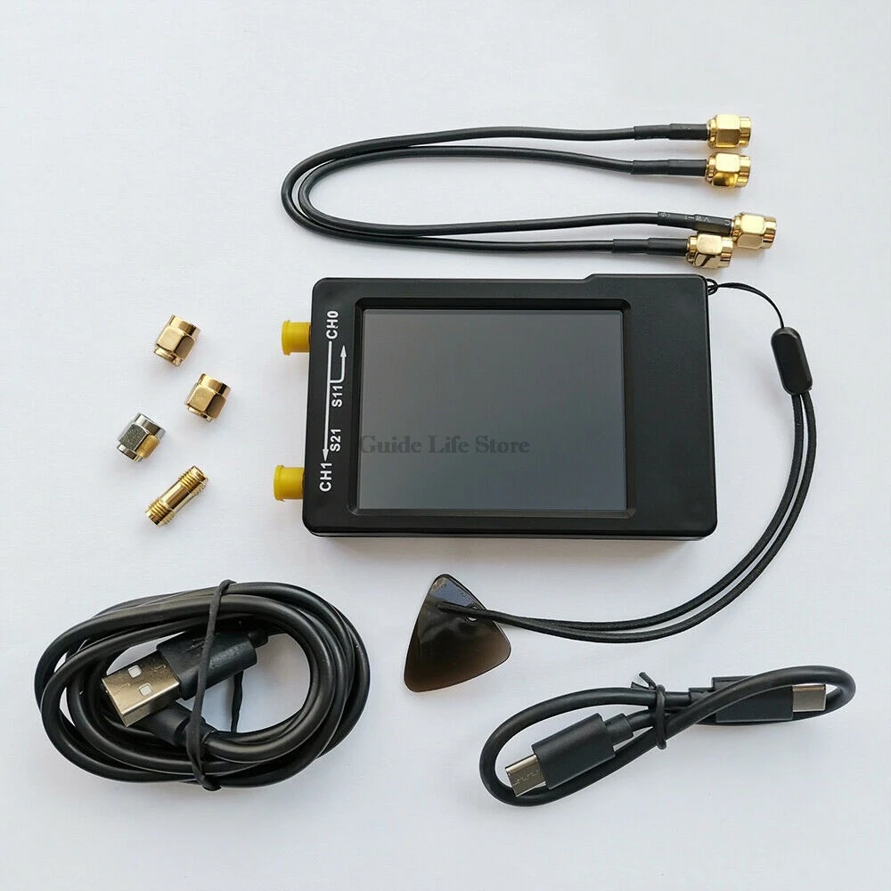 Новый NanoVNA-H 50 кГц ~ 1 5 ГГц VNA 2 8 дюймов LCDHF УКВ УФ вектор сетевой анализатор антенны |