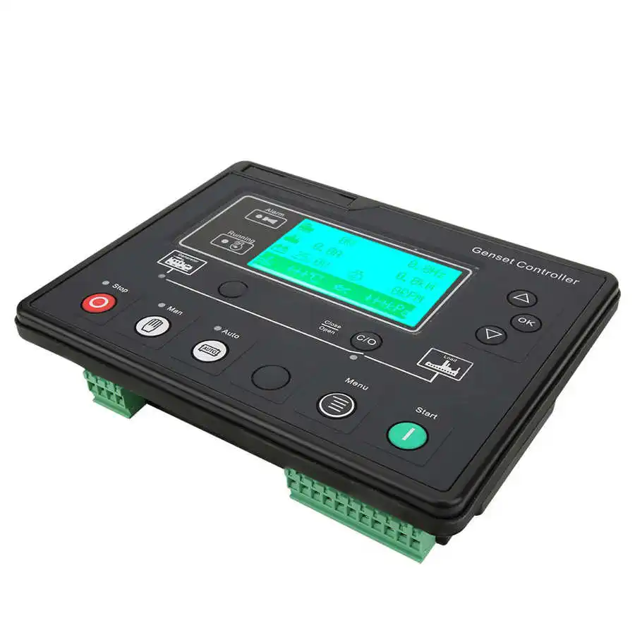 

HGM6110U Generator Set Controller 0.5-70V 1Hz-10KHz Start-Stop Automatic Detection Protection for 3-phase 4-wire 3-phase 3-wire