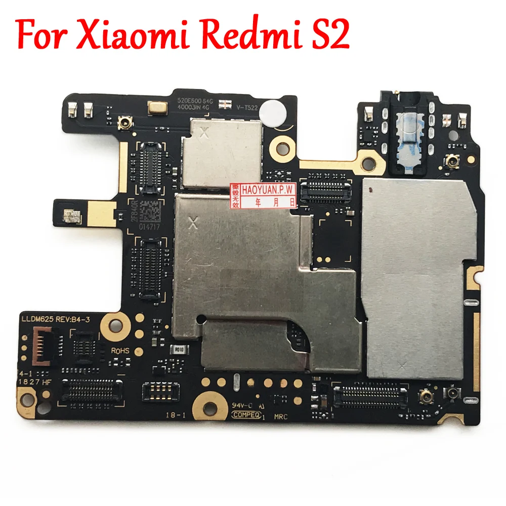 Оригинальная Многоязычная материнская плата для разблокировки Xiaomi Hongmi S2 Redmi с