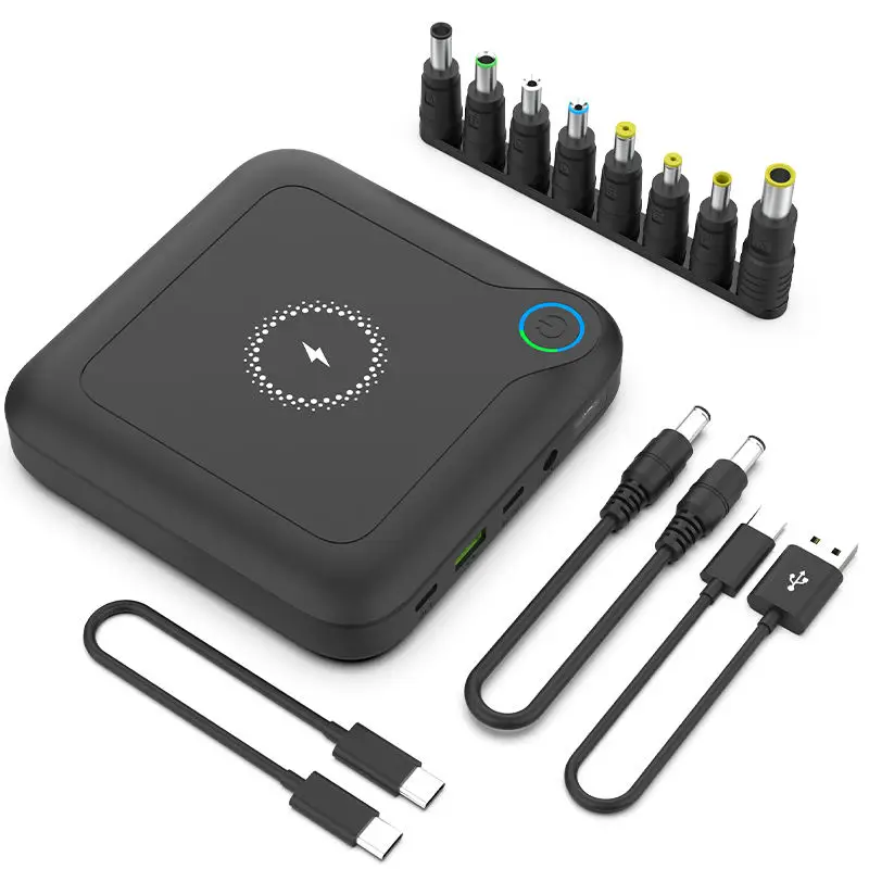 Внешний аккумулятор для ноутбука PD 60 Вт DC 5 в 9 12 В 16 19 20 24 внешний MacBook Pro HP Samsung Dell ASUS