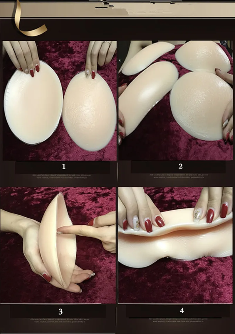 Новый Для женщин силиконовые накладки на ягодицы Корректирующее белье для