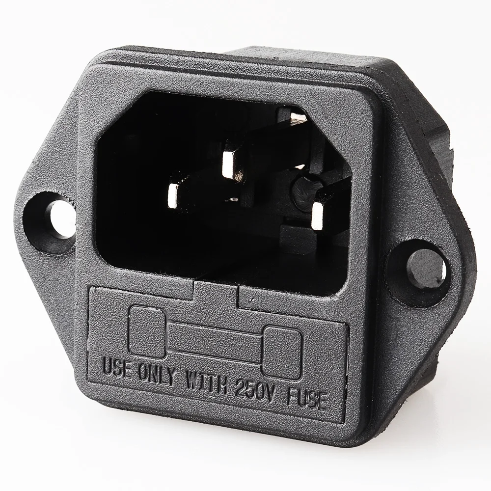 LZ 14 F1 3P C14 ac Разъем питания с одним предохранителем безопасности два в одном
