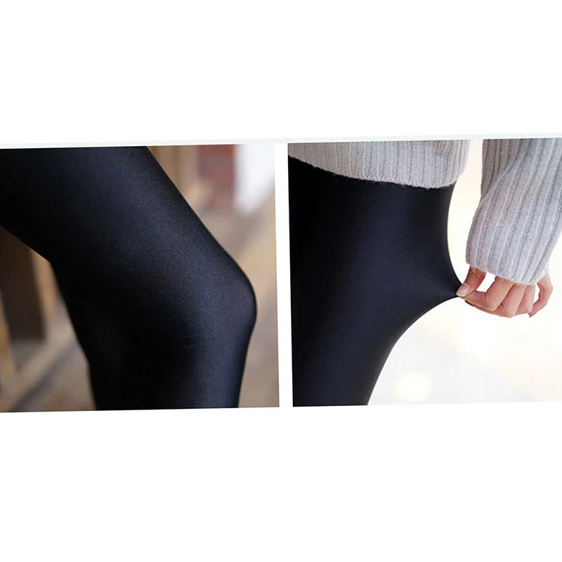 

Plus Size Shiny Glossy Leggings Women Elastic Leggings Black Fitness Leggings S-5XL Slim Fluorescent Color Leggings Casual High