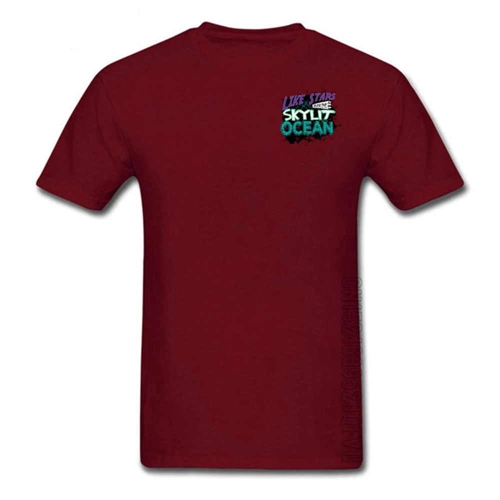 Мужская футболка с коротким рукавом круглым вырезом и принтом|Мужские футболки| |