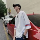 Мужская камуфляжная футболка с коротким рукавом, в стиле милитари