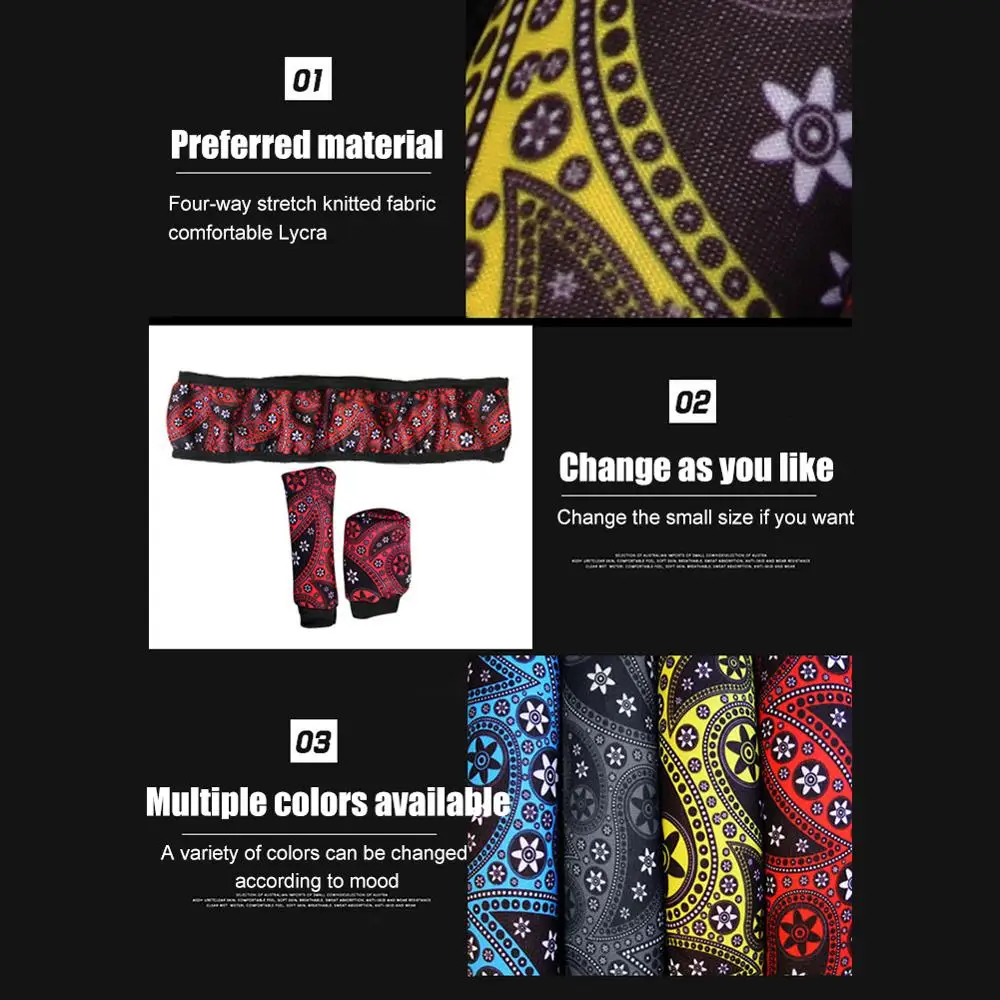 Чехол для руля в богемном стиле Стиль цветочный Print14.5 15 Диаметр по 4 м временам