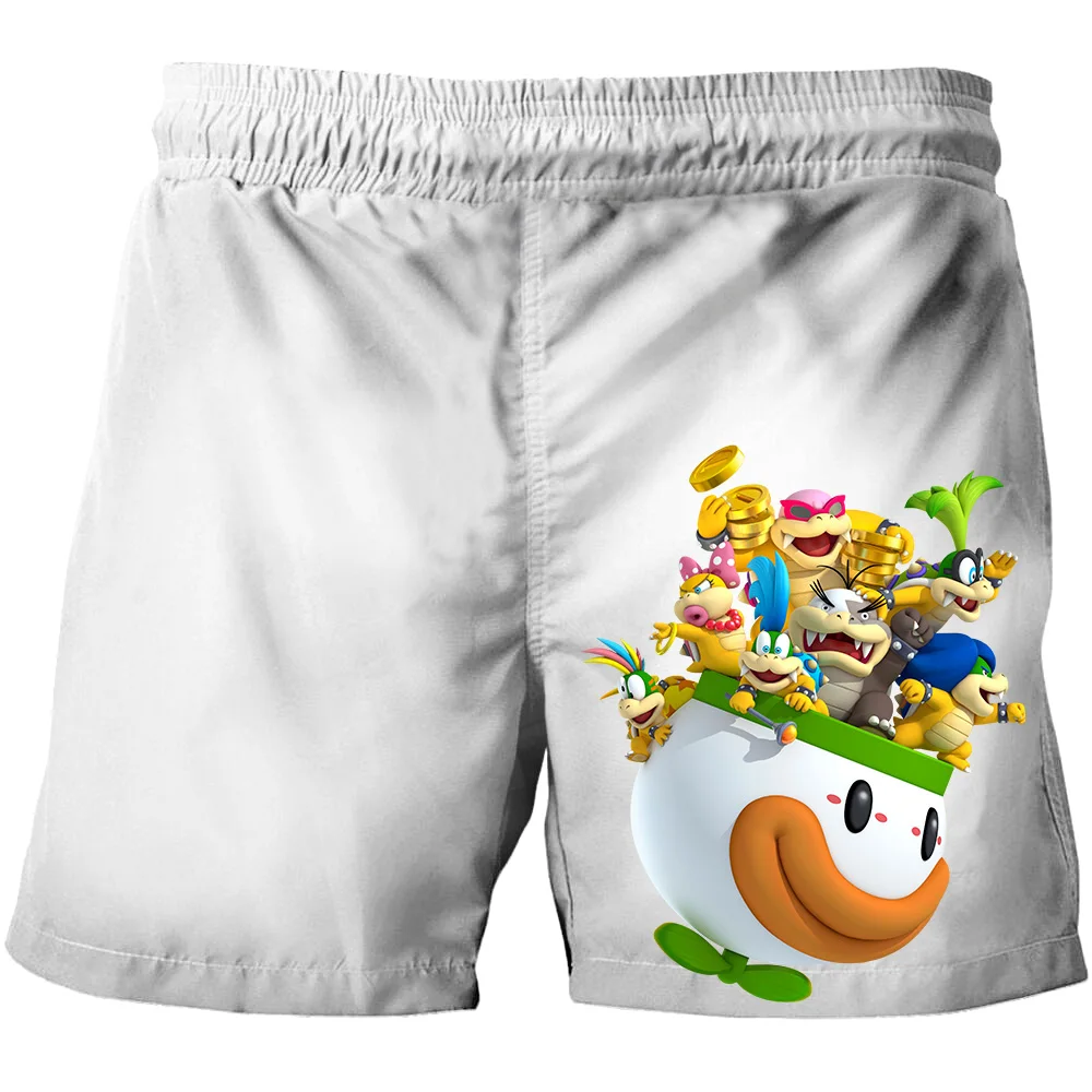 

Summer new Harajuku style classic game Super Mario shorts Mario Brothers cartoon 3D printing shorts hip-hop shorts oversized