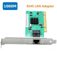 intel 82540 101001000mbps gigabit pci network card adapter diskless rj45 port 1g pci lan card ethernet for pc with heat sink