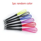 1 шт. Парикмахерская Краска Крем венчик Смеситель Пластиковый смеситель краски для волос парикмахерская мешалка Уход за волосами Инструменты для укладки случайный цвет